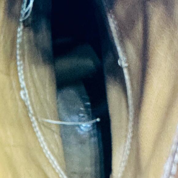 Chloe Prince Brown Mid Wedge Heel Leather Calf Boot Size 6 - Picture 10 of 14